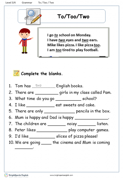 to-too-two-worksheet