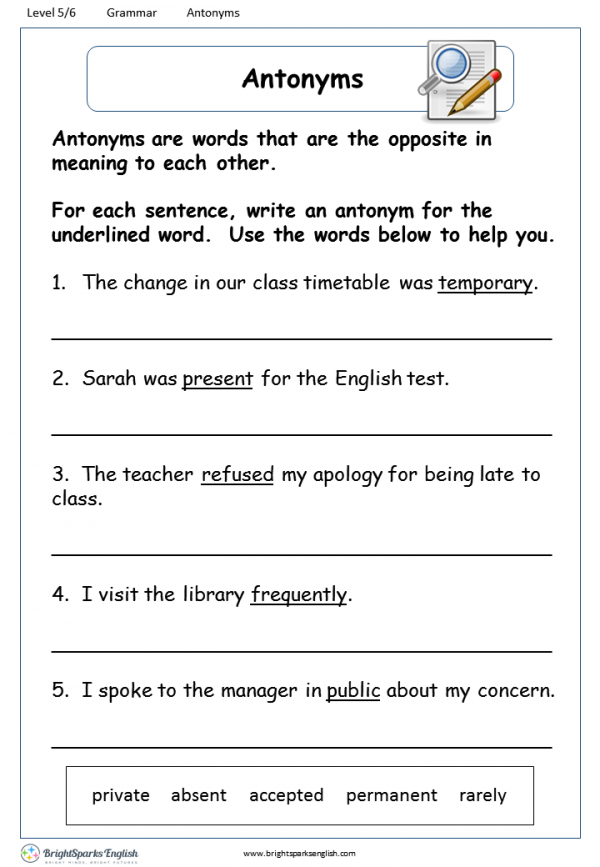 Analogies Worksheet – English Treasure Trove