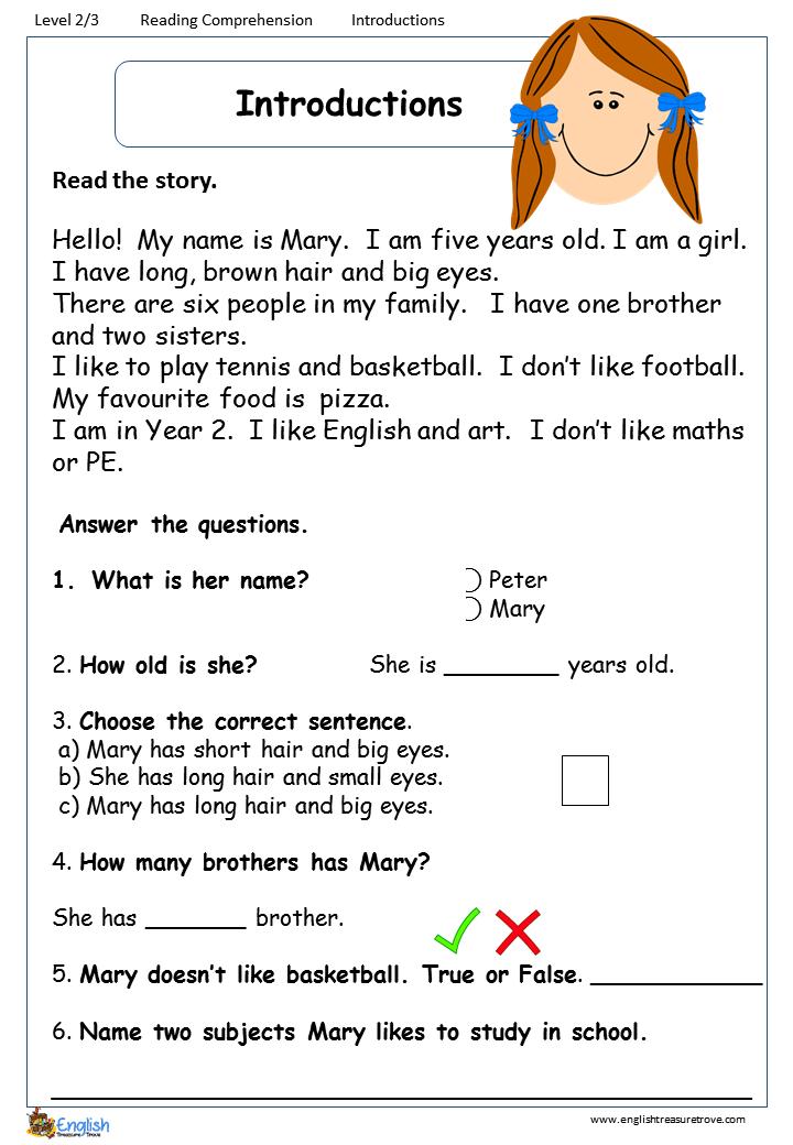 English Introduction Worksheet For Students High School