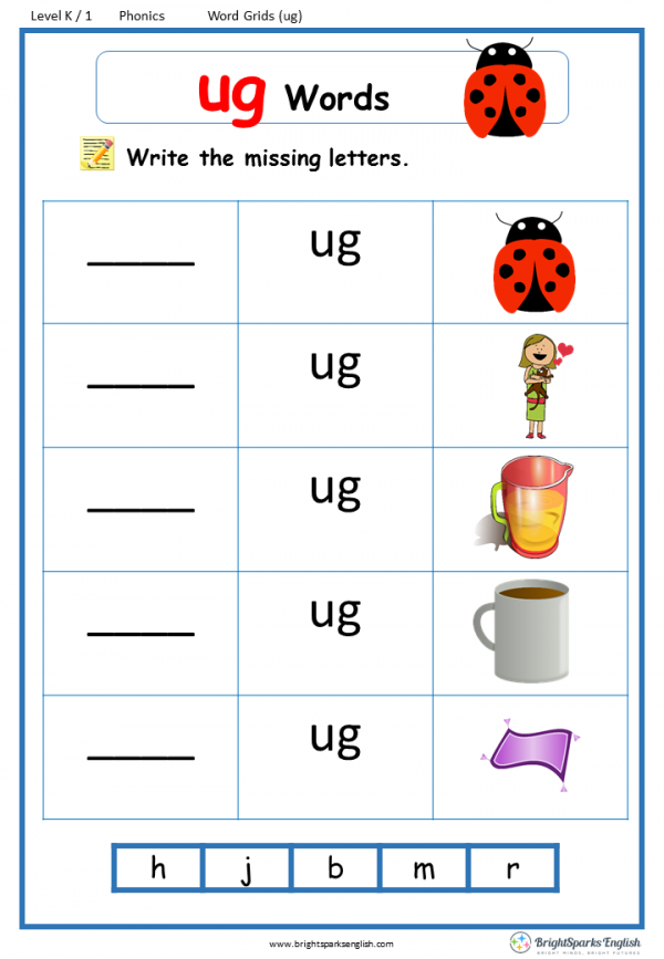 Words уровень. Английский Words Letters children. UG Word Family. Phonics for Kids. Words Worksheets.