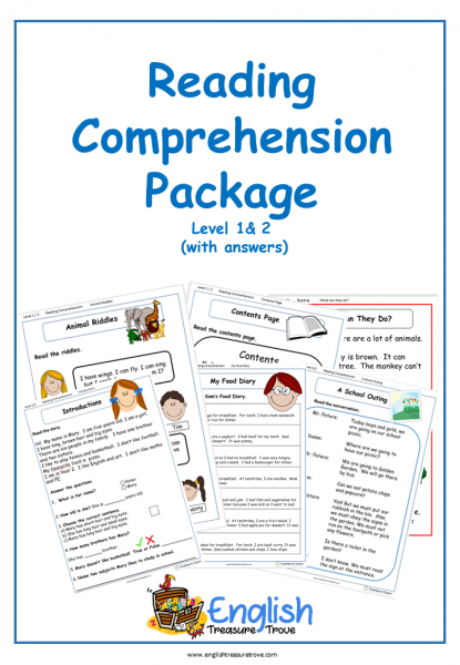 reading comprehension Level 1&2 Package